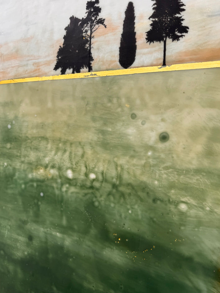 Forest Calm by Shari Lyon |  Closeup View of Artwork 