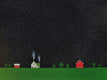 Original art for sale at UGallery.com | Under a Starry Night Sky by Sharon France | $1,800 | acrylic painting | 18' h x 24' w | thumbnail 1