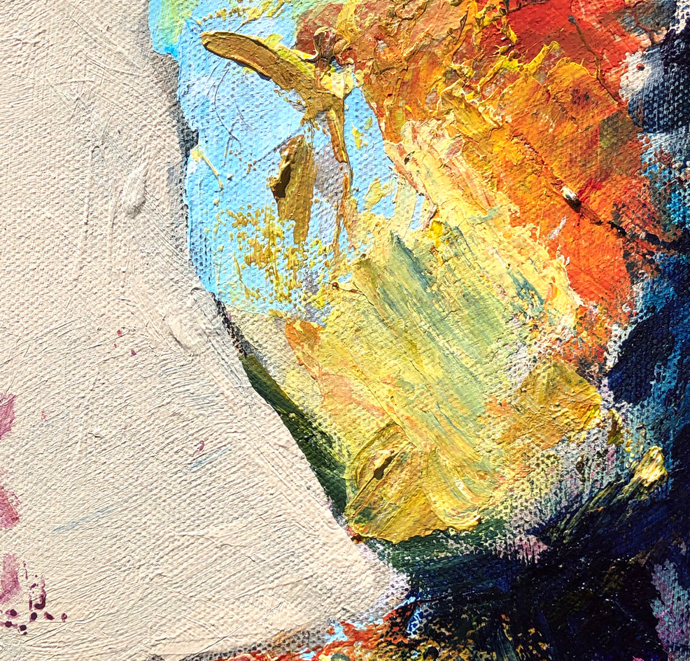 Complacent by Sharon Sieben |  Closeup View of Artwork 