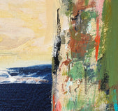 Original art for sale at UGallery.com | Saguaro Silhouettes by Sharon Sieben | $1,325 | acrylic painting | 20' h x 30' w | thumbnail 4
