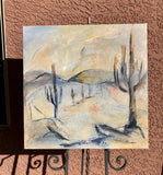 Original art for sale at UGallery.com | Sonoran Shades by Sharon Sieben | $750 | acrylic painting | 20' h x 20' w | thumbnail 3