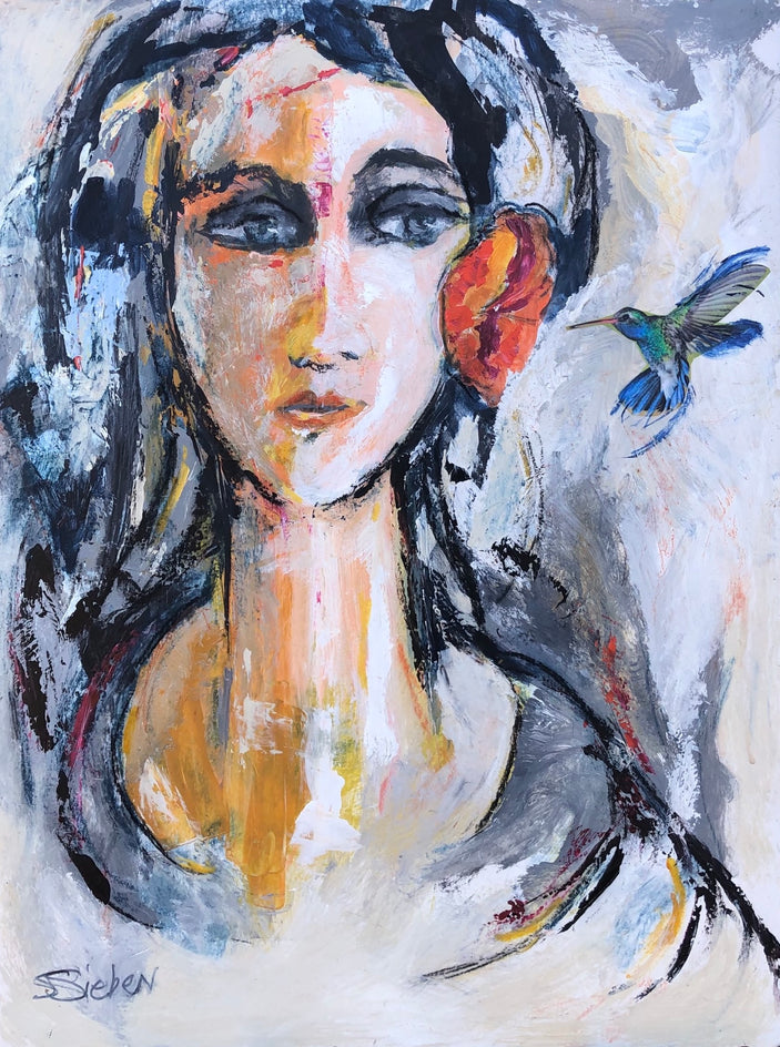 Tiny Visitor by Sharon Sieben |  Artwork Main Image 