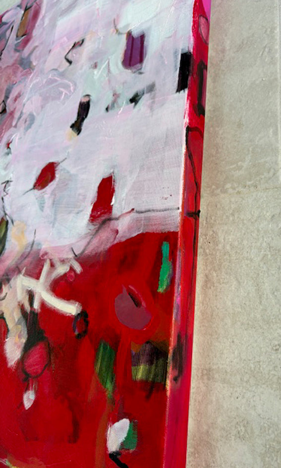 Old Rebel Reeling by Sheila Grabarsky |  Side View of Artwork 