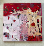 Original art for sale at UGallery.com | Old Rebel Reeling by Sheila Grabarsky | $2,100 | acrylic painting | 30' h x 30' w | thumbnail 3