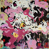 Original art for sale at UGallery.com | The Pink Slip by Sheila Grabarsky | $2,800 | acrylic painting | 36' h x 36' w | thumbnail 1