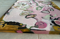 Original art for sale at UGallery.com | Seamstressed Heroines by Sheila Grabarsky | $1,525 | mixed media artwork | 24' h x 30' w | thumbnail 2