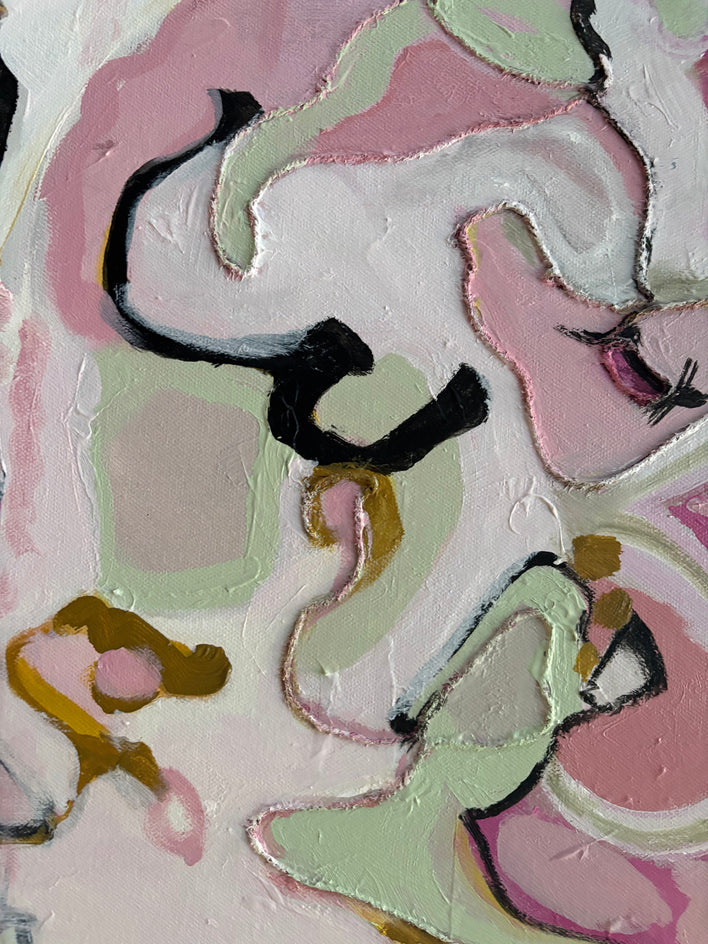 Seamstressed Heroines by Sheila Grabarsky |  Closeup View of Artwork 