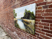 Original art for sale at UGallery.com | Lilypads on the River by Shela Goodman | $2,175 | oil painting | 30' h x 40' w | thumbnail 2