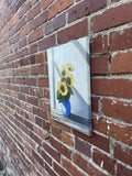 Original art for sale at UGallery.com | Sunflowers by Shela Goodman | $300 | oil painting | 14' h x 11' w | thumbnail 2