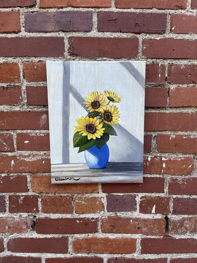 Sunflowers by Shela Goodman |  Context View of Artwork 