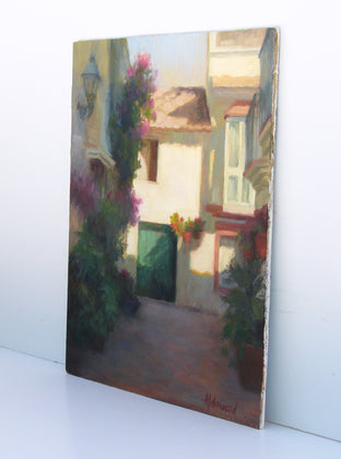 Evening Light in Estepona by Sherri Aldawood |  Side View of Artwork 