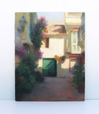 Original art for sale at UGallery.com | Evening Light in Estepona by Sherri Aldawood | $575 | oil painting | 14' h x 11' w | thumbnail 3