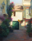 Original art for sale at UGallery.com | Evening Light in Estepona by Sherri Aldawood | $575 | oil painting | 14' h x 11' w | thumbnail 1