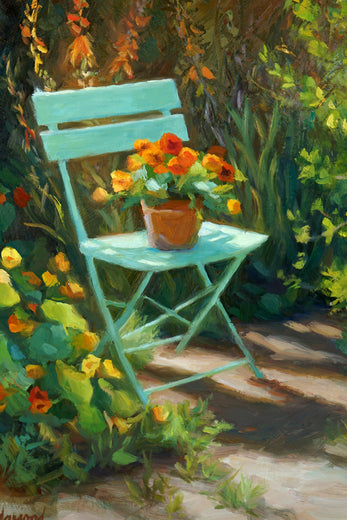 Garden Glow by Sherri Aldawood |  Context View of Artwork 
