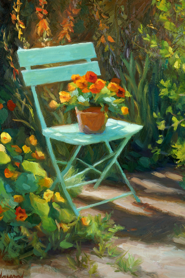 Garden Glow by Sherri Aldawood |  Context View of Artwork 