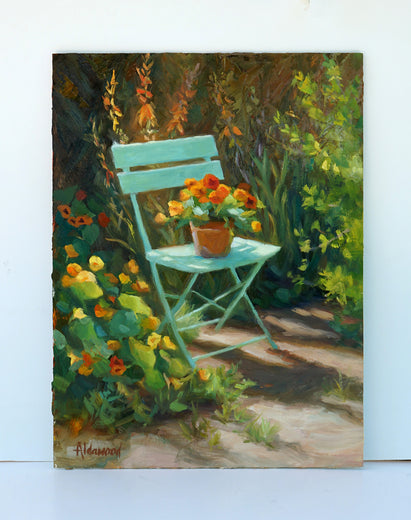 Garden Glow by Sherri Aldawood |   Closeup View of Artwork 