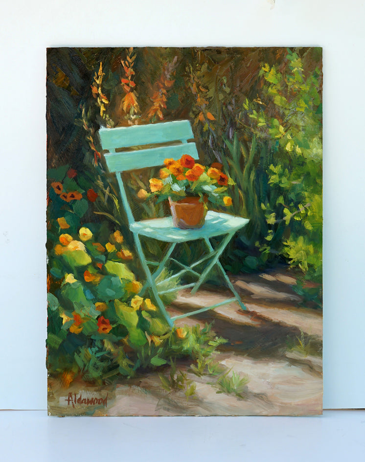 Garden Glow by Sherri Aldawood |  Closeup View of Artwork 