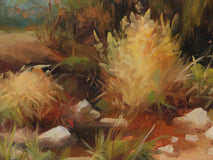 Original art for sale at UGallery.com | Golden Splendor by Sherri Aldawood | $300 | oil painting | 8' h x 10' w | thumbnail 4