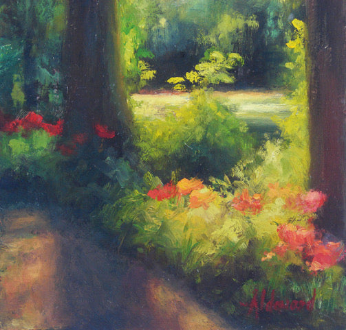 Low Country Garden by Sherri Aldawood |  Closeup View of Artwork 