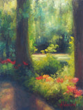 Original art for sale at UGallery.com | Low Country Garden by Sherri Aldawood | $425 | oil painting | 12' h x 9' w | thumbnail 1