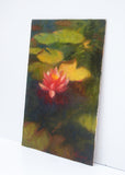Original art for sale at UGallery.com | Mission Waterlily by Sherri Aldawood | $675 | oil painting | 16' h x 12' w | thumbnail 2