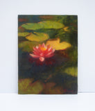 Original art for sale at UGallery.com | Mission Waterlily by Sherri Aldawood | $675 | oil painting | 16' h x 12' w | thumbnail 3