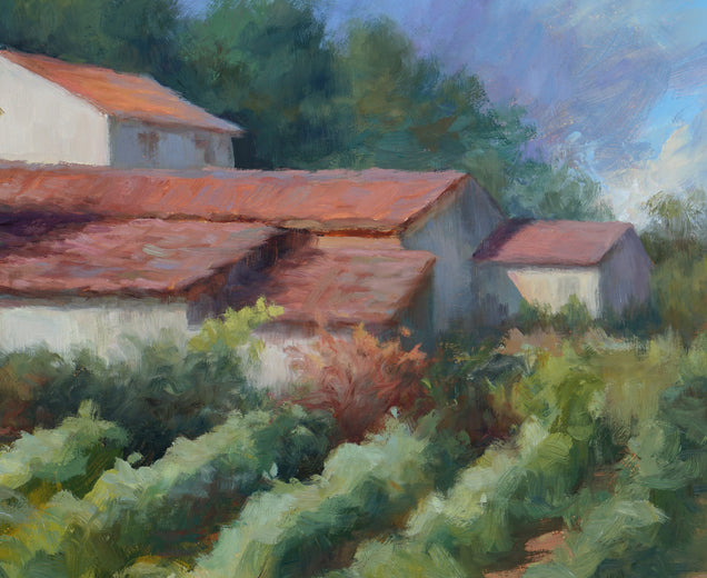 Provosende Vineyard by Sherri Aldawood |   Closeup View of Artwork 