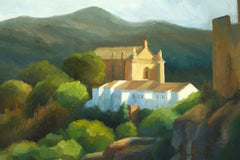 Original art for sale at UGallery.com | Ronda Afternoon by Sherri Aldawood | $675 | oil painting | 12' h x 16' w | thumbnail 4
