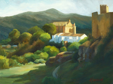 oil painting by Sherri Aldawood titled Ronda Afternoon
