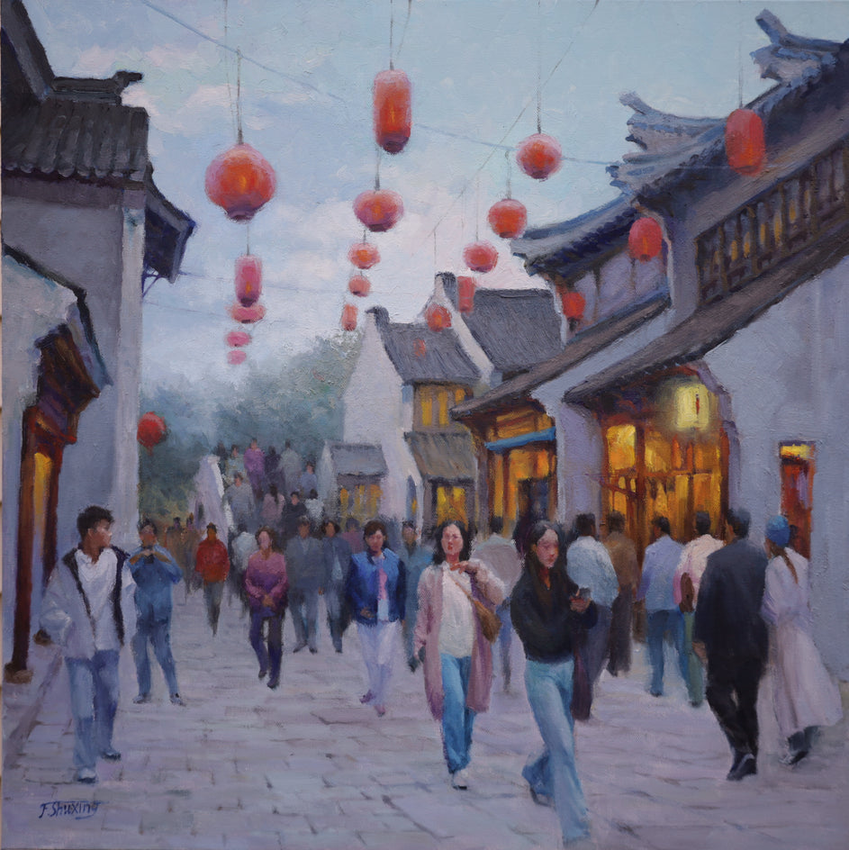 Old Town Wuxi by Shuxing Fan |  Artwork Main Image 