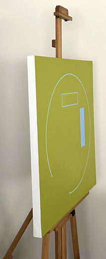 Rectitude by Shyun Song |  Side View of Artwork 