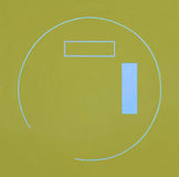 Original art for sale at UGallery.com | Rectitude by Shyun Song | $3,400 | oil painting | 30' h x 30' w | thumbnail 1