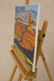 Original art for sale at UGallery.com | Evening in Valley of the Gods by Crystal DiPietro | $1,300 | oil painting | 18' h x 24' w | thumbnail 2