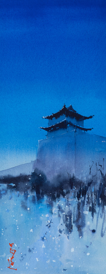 Watercolor Impressions of Chinese Architecture 5 by Siyuan Ma |  Artwork Main Image 