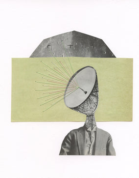 Original art for sale at UGallery.com | Sound and Silence by John Gardner | $475 | mixed media artwork | 14' h x 11' w