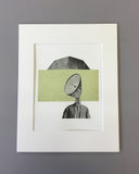 Original art for sale at UGallery.com | Sound and Silence by John Gardner | $475 | mixed media artwork | 14' h x 11' w | thumbnail 3