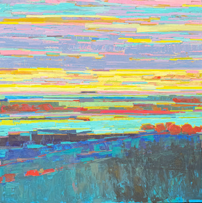  Main image of artist Srinivas Kathoju's artwork titled Horizon in Bloom 