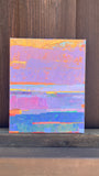 Original art for sale at UGallery.com | Purple Clouds by Srinivas Kathoju | $325 | oil painting | 10' h x 8' w | thumbnail 3