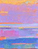 Original art for sale at UGallery.com | Purple Clouds by Srinivas Kathoju | $325 | oil painting | 10' h x 8' w | thumbnail 1