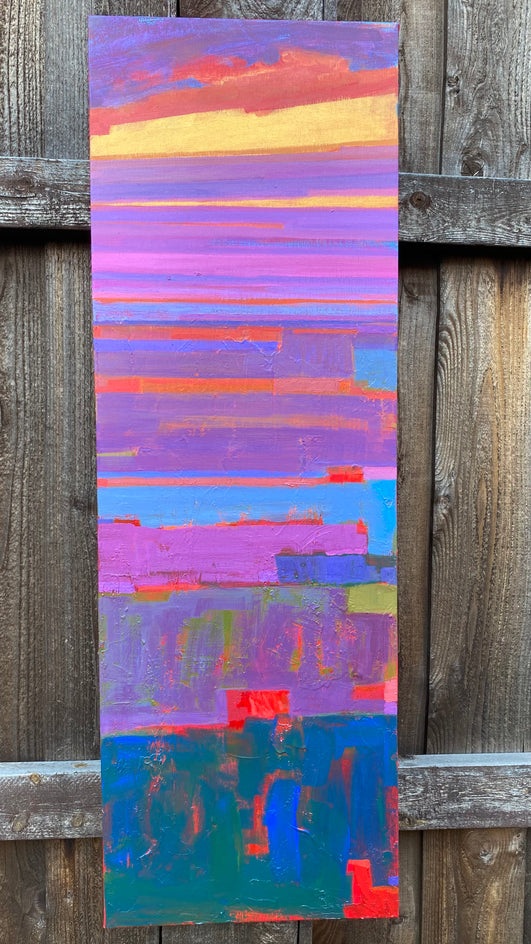 The Golden Stripe 1 by Srinivas Kathoju |  Context View of Artwork 