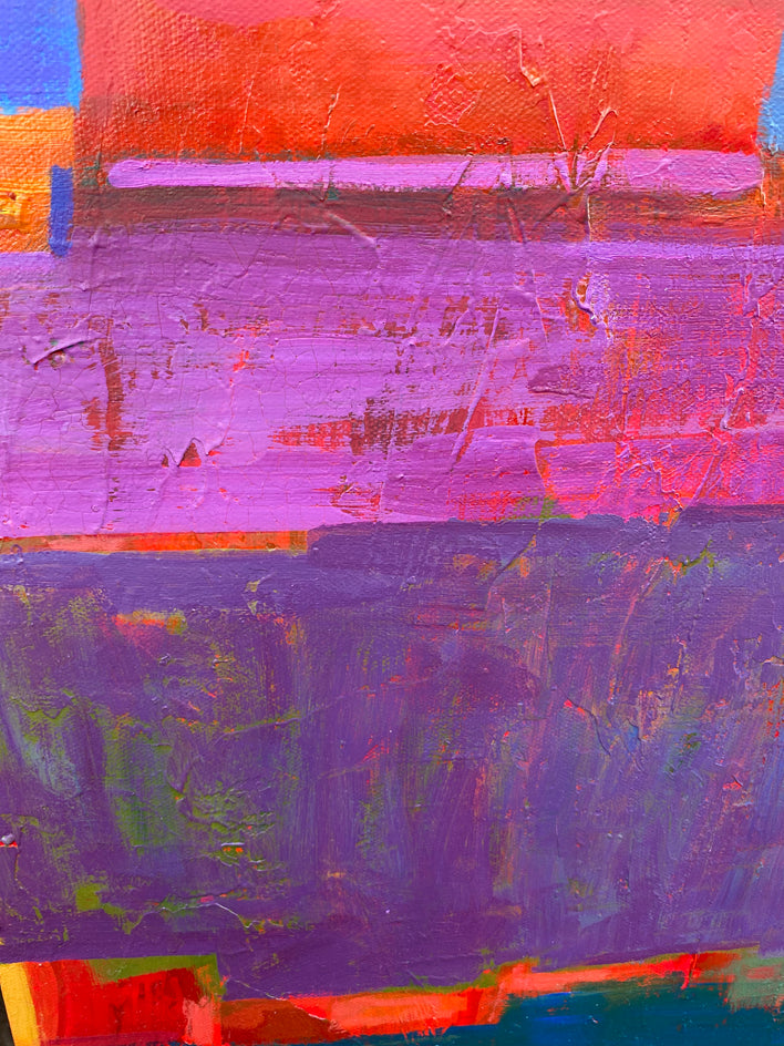 The Golden Stripe 1 by Srinivas Kathoju |  Closeup View of Artwork 