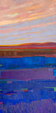 Original art for sale at UGallery.com | The Purple Mountains by Srinivas Kathoju | $3,300 | oil painting | 48' h x 24' w | thumbnail 1