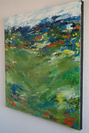 Summer Green by Kajal Zaveri |  Side View of Artwork 