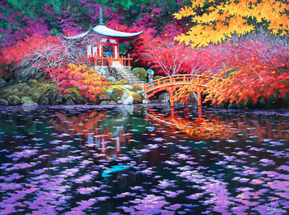 Falling Leaves. Old Kyoto, Japan. by Stanislav Sidorov | Artwork Main Image