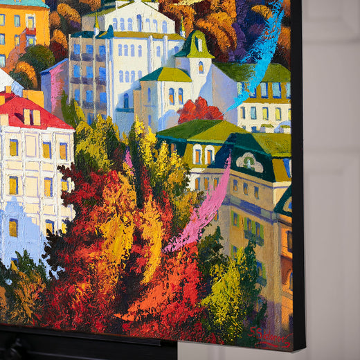 Kyiv, Ukraine. Andreevsky Spusk. Bell Ringing. by Stanislav Sidorov |  Side View of Artwork 