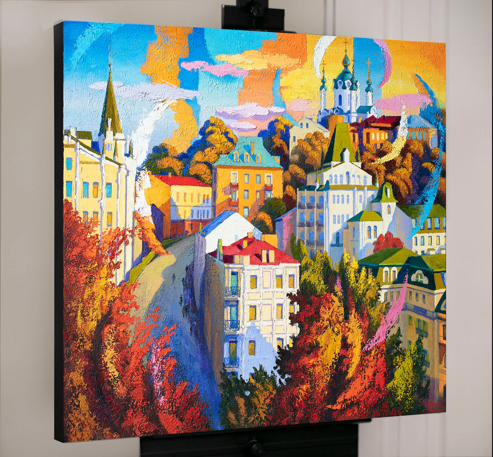 Kyiv, Ukraine. Andreevsky Spusk. Bell Ringing. by Stanislav Sidorov |  Context View of Artwork 