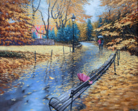 Original art for sale at UGallery.com | Music of the Rain by Stanislav Sidorov | $5,000 | oil painting | 30' h x 40' w | thumbnail 1