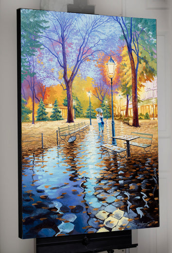 Quiet Glow. Central Park. New York by Stanislav Sidorov |  Context View of Artwork 