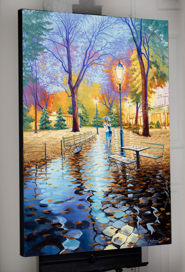 Quiet Glow. Central Park. New York by Stanislav Sidorov |  Context View of Artwork 