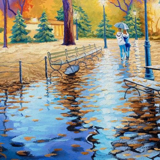 Quiet Glow. Central Park. New York by Stanislav Sidorov |   Closeup View of Artwork 